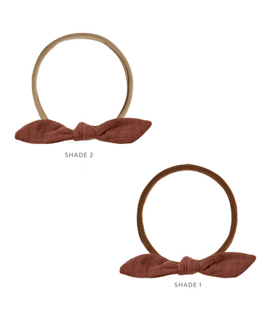 Rylee + Cru Little Knot Headband, Wine